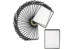 Yaekoo 30 Packs Menu Covers Single Page 2 View Golden Corner Restaurant Menu Covers 8.5"x11" Restaurant Kitchen Coffee Menu Holders