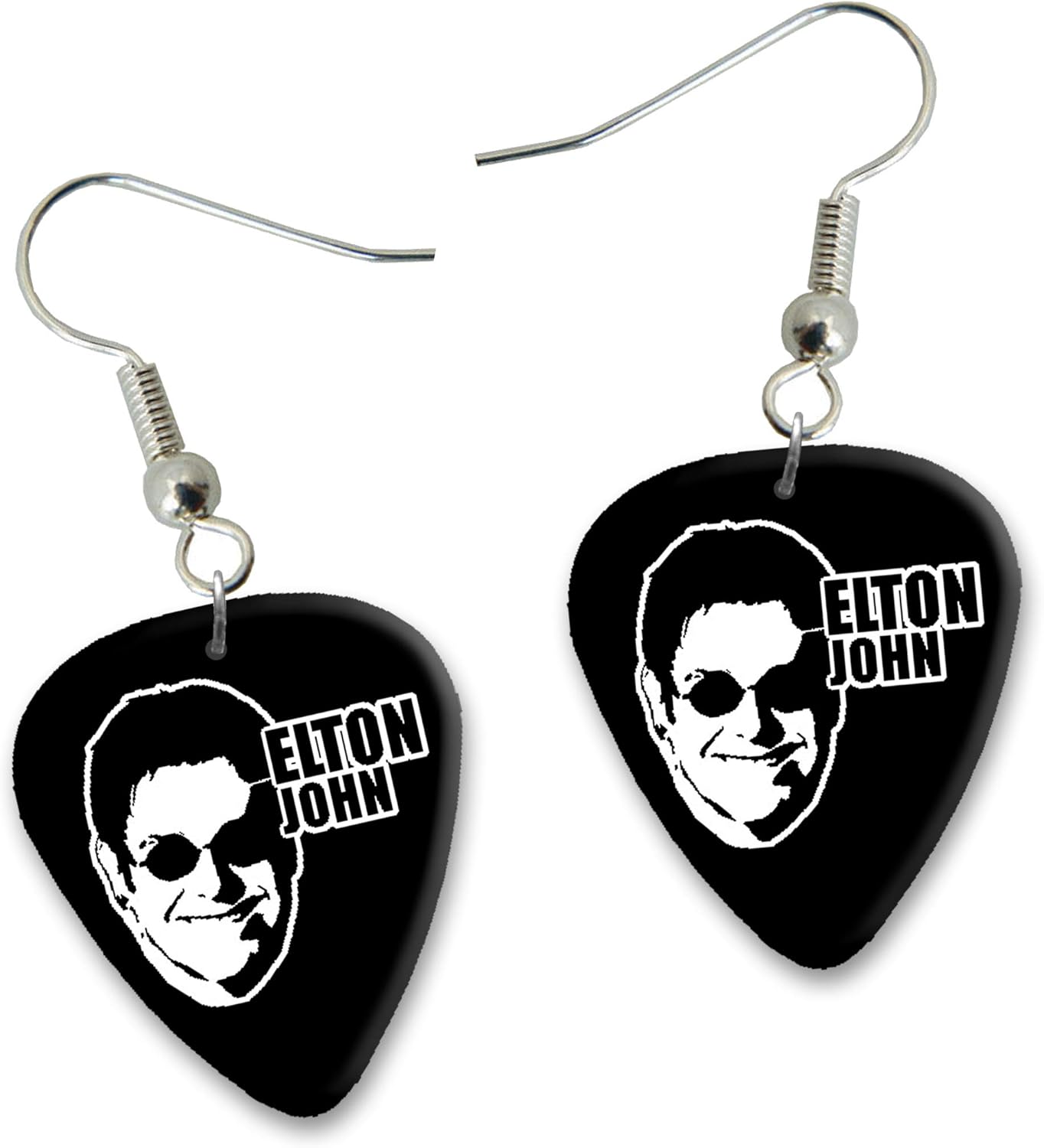 Elton John Design 2 Gitarre Plectrum Ohrringe Earrings Bweg Amazon De Musikinstrumente