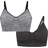 Motherhood Maternity Women's Plus-Size Seamless Clip Down Nursing Bra