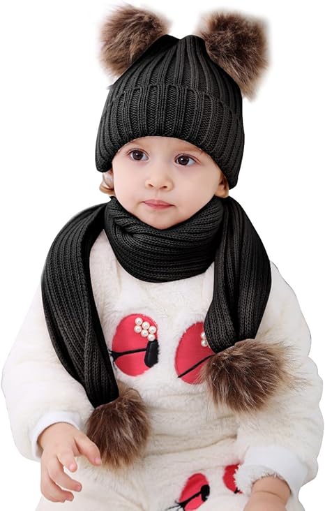 infant hat and scarf set