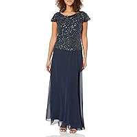 Amazon.com: J Kara Women's Cap V-Neck Beaded Dress : Clothing, Shoes &  Jewelry