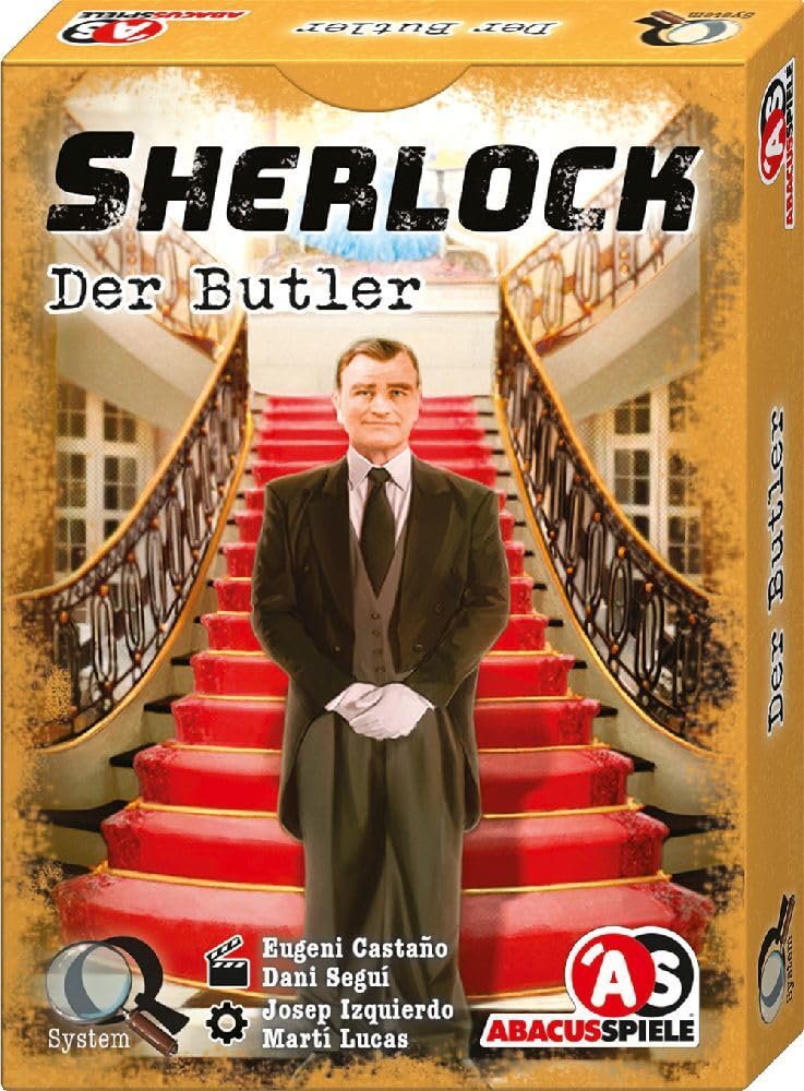 ABACUSSPIELE 48202 Sherlock The Butler Crime Card Game