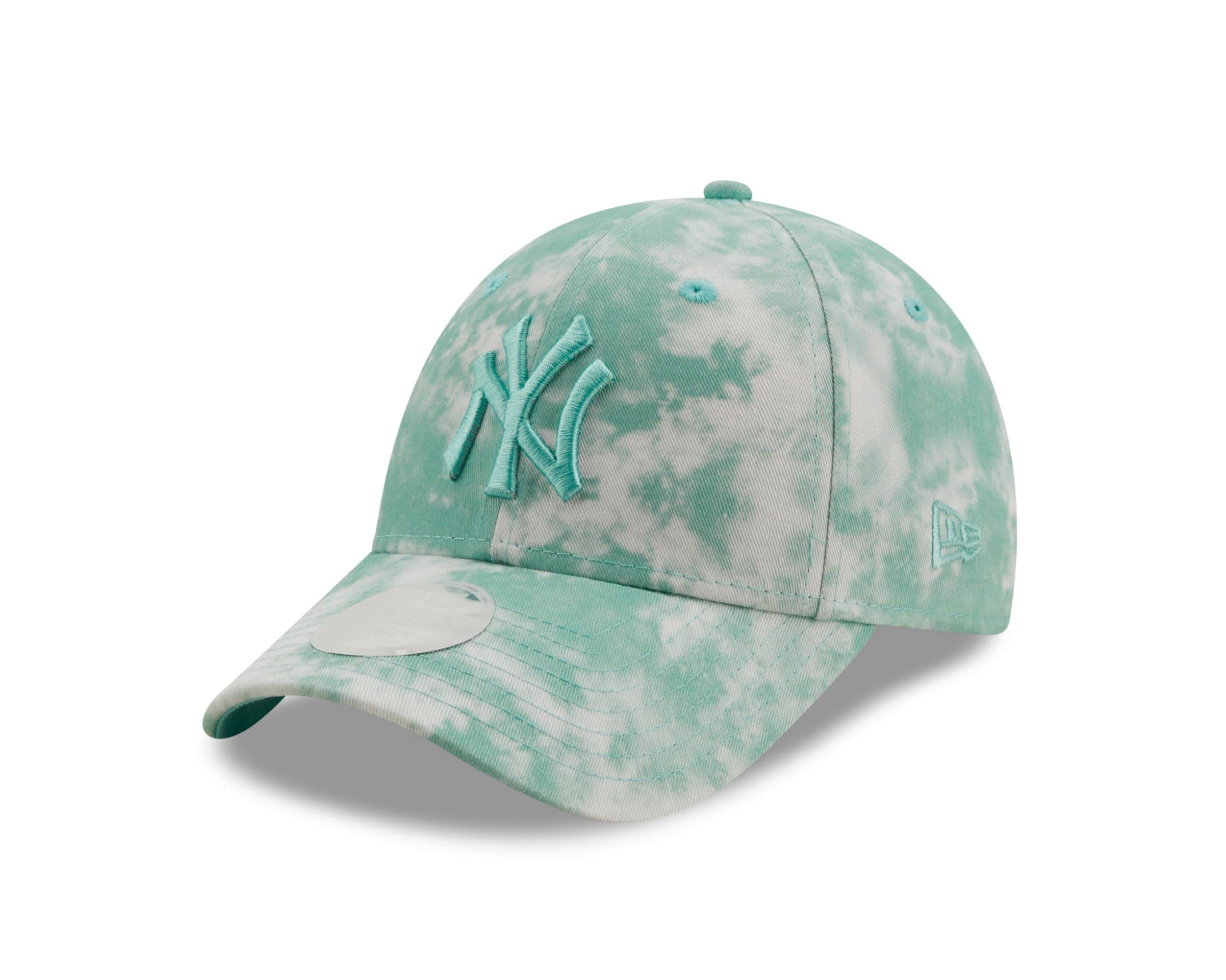 New Era New York Yankees MLB Tie Dye Green 9Forty Adjustable Women Cap - One-Size