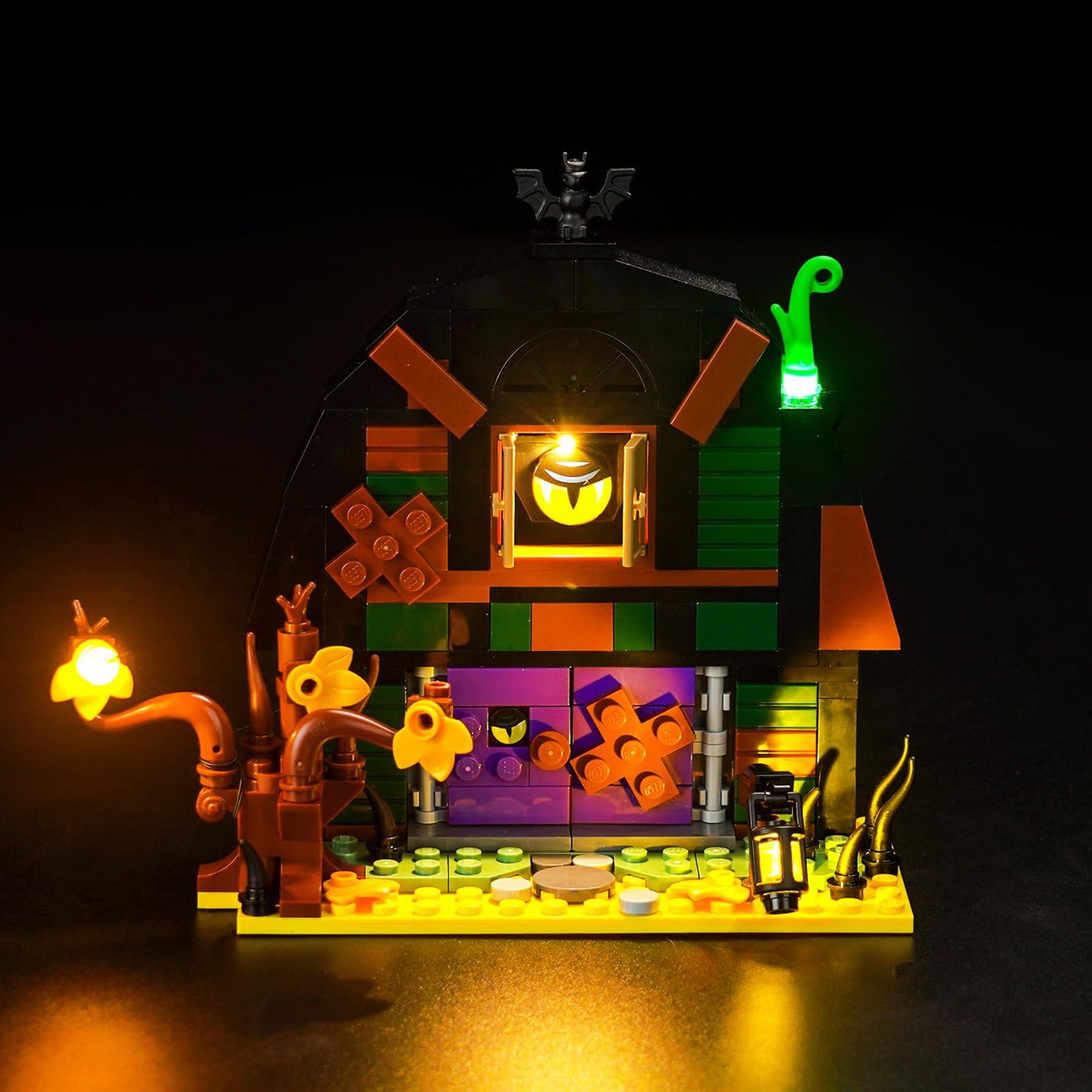 Led Light Set Compatible with Lego Halloween Barn (No Model), Decoration Lighting Set for 40721 Halloween Barn Creative Toys — image 1