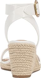Vince Camuto Women's Felia Wedge Sandal, Bianco, 9