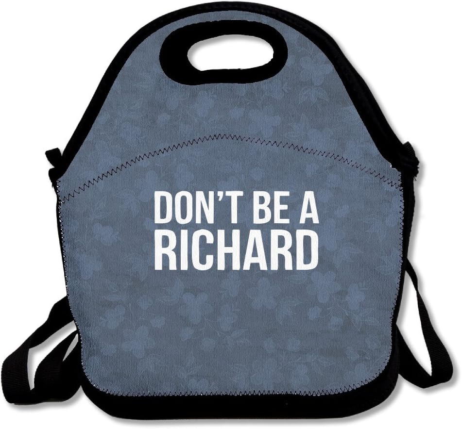 Don't Be A Richard Lunch Bag Lunch Tote