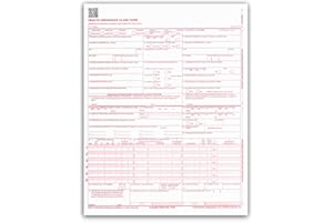 NextDayLabels - CMS 1500 / HCFA 1500 Insurance Claim Forms - Laser/Ink-Jet Compatible (New Version 02/12) Letter Size 8-12" x 11", 500 Sheets Per Pack