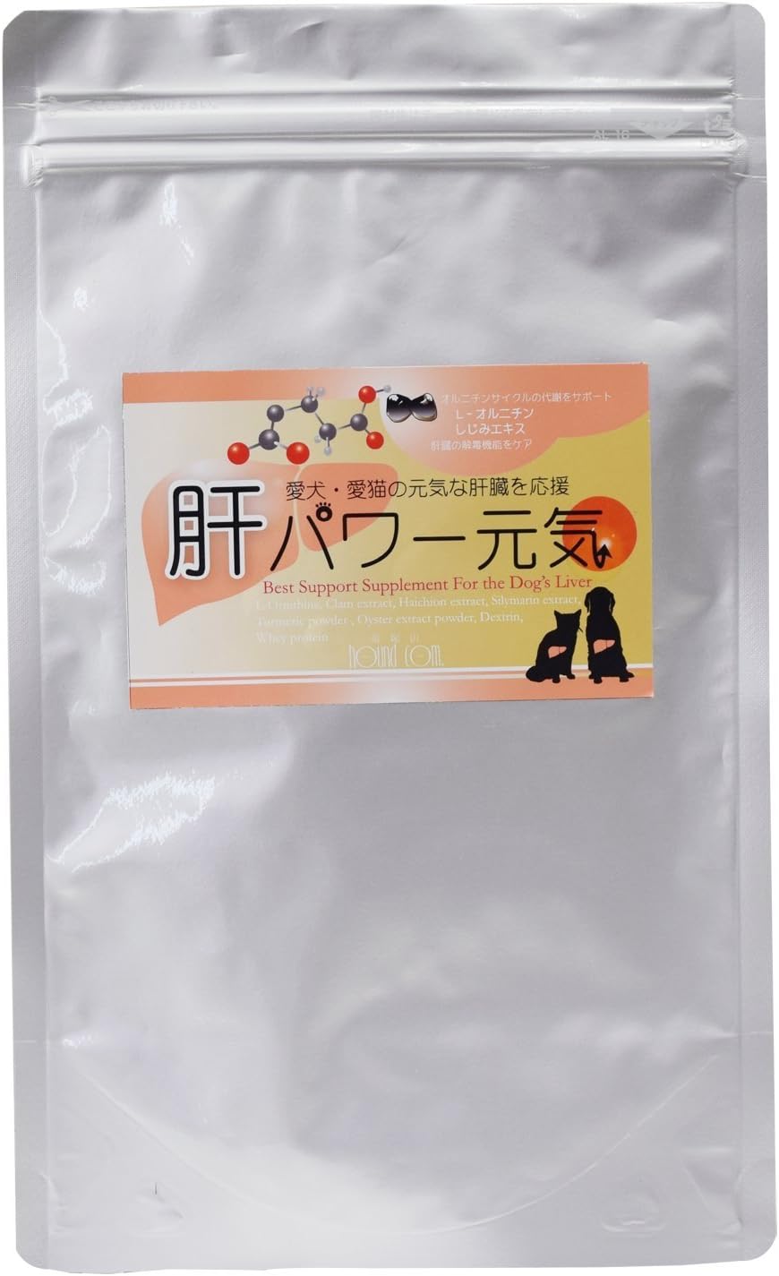Amazon 犬猫用サプリメント 肝パワー元気 0g 帝塚山ハウンドカム ビタミン サプリメント 通販