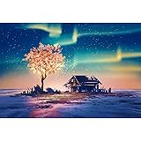 Meryi Aurora Jigsaw Puzzles for Adults 1000 Piece, Adult Children Intellective Educational Toy DIY Collectibles Modern Home D