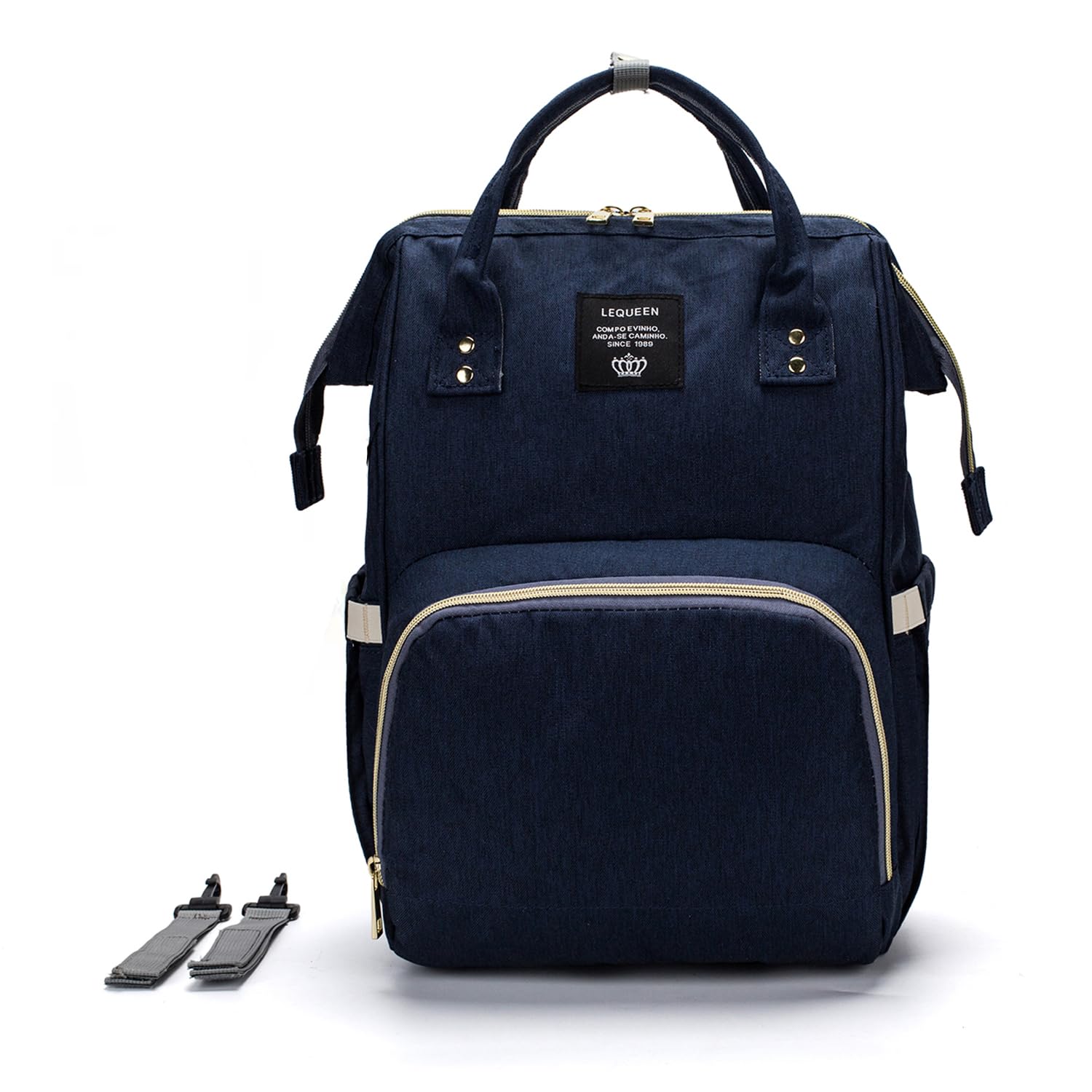 Baby Changing Bag Backpack, Nappy Diaper Mum Travel Bag, Maternity Rucksack Stroller Bag, Waterproof Large Capacity Hospital Newborn Baby Bag Blue (Blue)