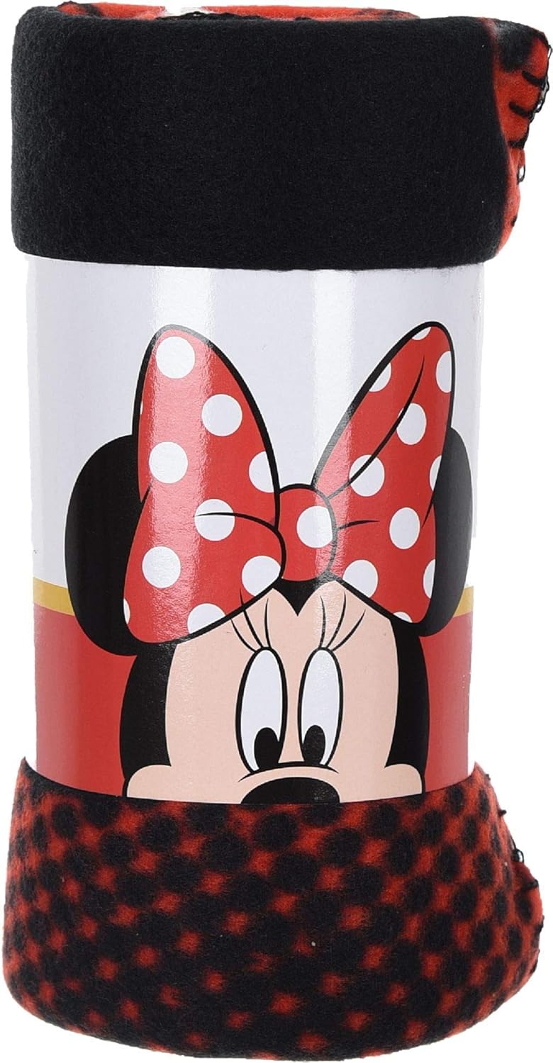 Disney MINNIE WINTER BLANKET PLAID MOUSE PAIL CM. 100X150 - HS4225/1 - Image 3