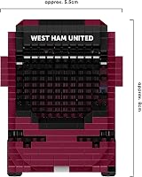 FOCO West Ham BRXLZ 3D Coach Toy Model 1347 Pieces 12+ Officially Licensed view 4