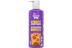 Aussie Kids Curly Sulfate Free Conditioner, Dye Free & Paraben Free Kids Conditioner for Curly Hair, 475 mL