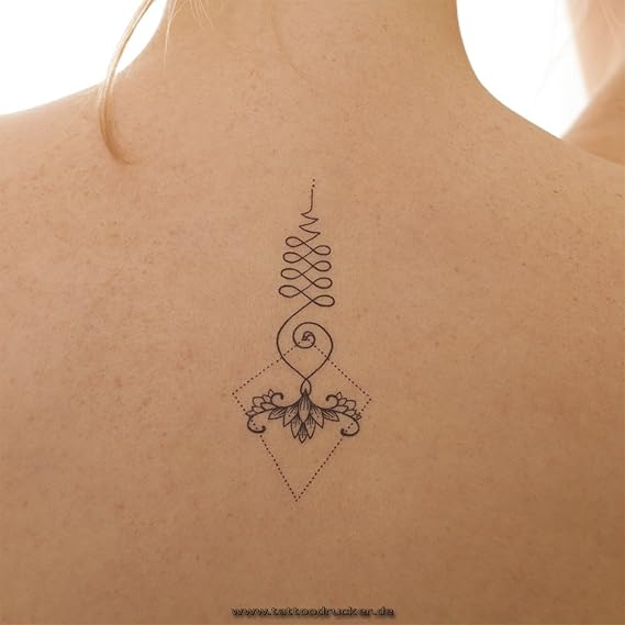 10 X 11 Piece Unalome Tattoo Set 110 Buddhist Symbols Henna Body Tattoo 10