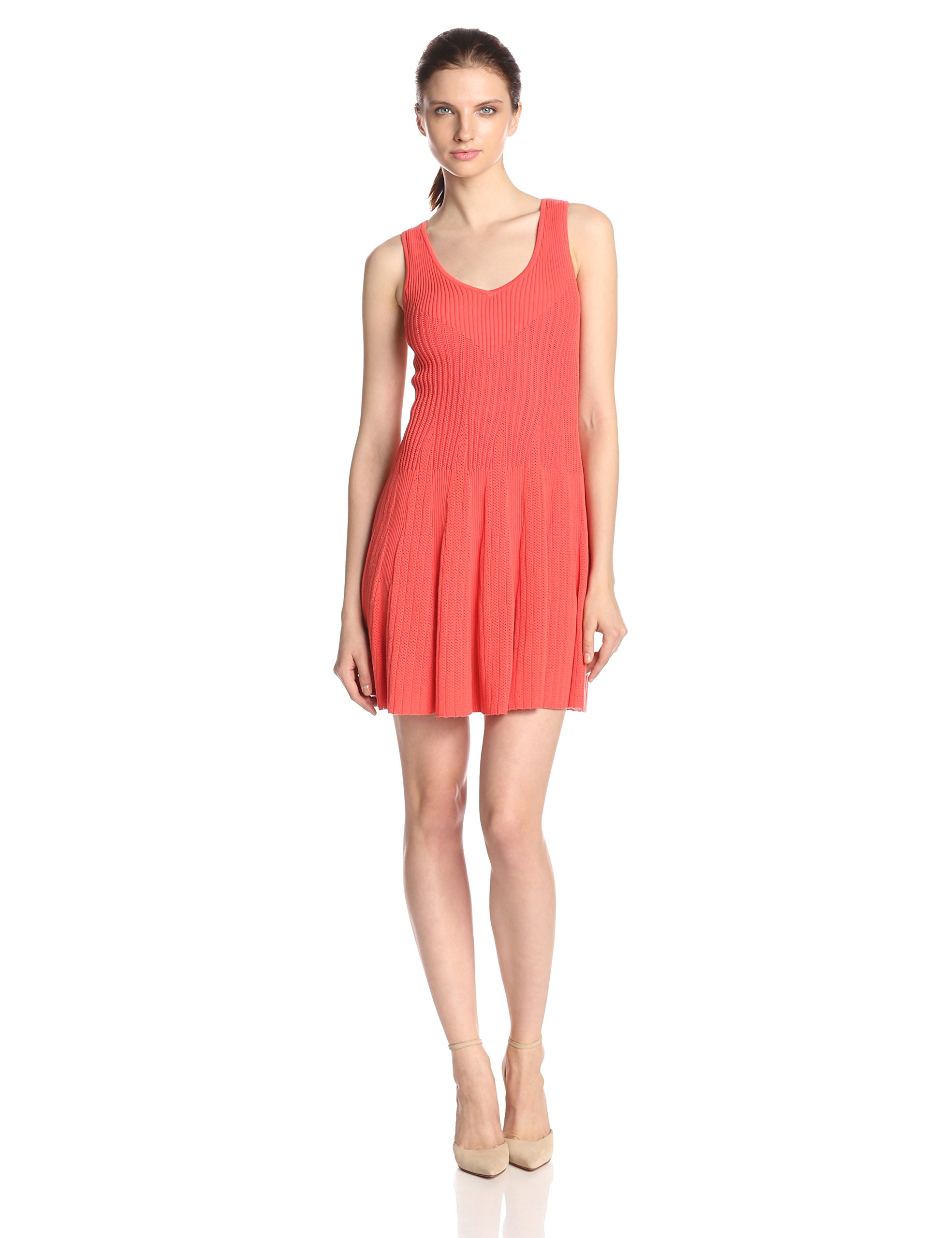Rebecca Minkoff Clothing Womens Cala Fit And Flare Pointelle Knit |  Desertcart Aruba