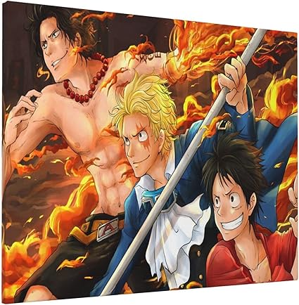 Amazon Co Jp 21新款 アニメ ワンピース モダンポスター フレームレス装飾画 インテリア絵画 壁掛け アートポスター 額縁なし モダン 新築飾り 贈り物 キャンバス寝室の装飾風景 壁の絵 インテリア装飾 40x50cm ホーム キッチン