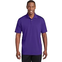 SPORT-TEK PosiCharge RacerMesh Polo. ST640, Purple, Large at ...