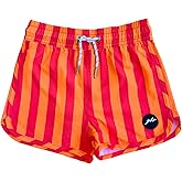 Boys Swim Trunks - High Visibility Quick Dry Board Shorts, Neon Comfortable Beach Surf Swimwear for Kids 12 Months-12 Years