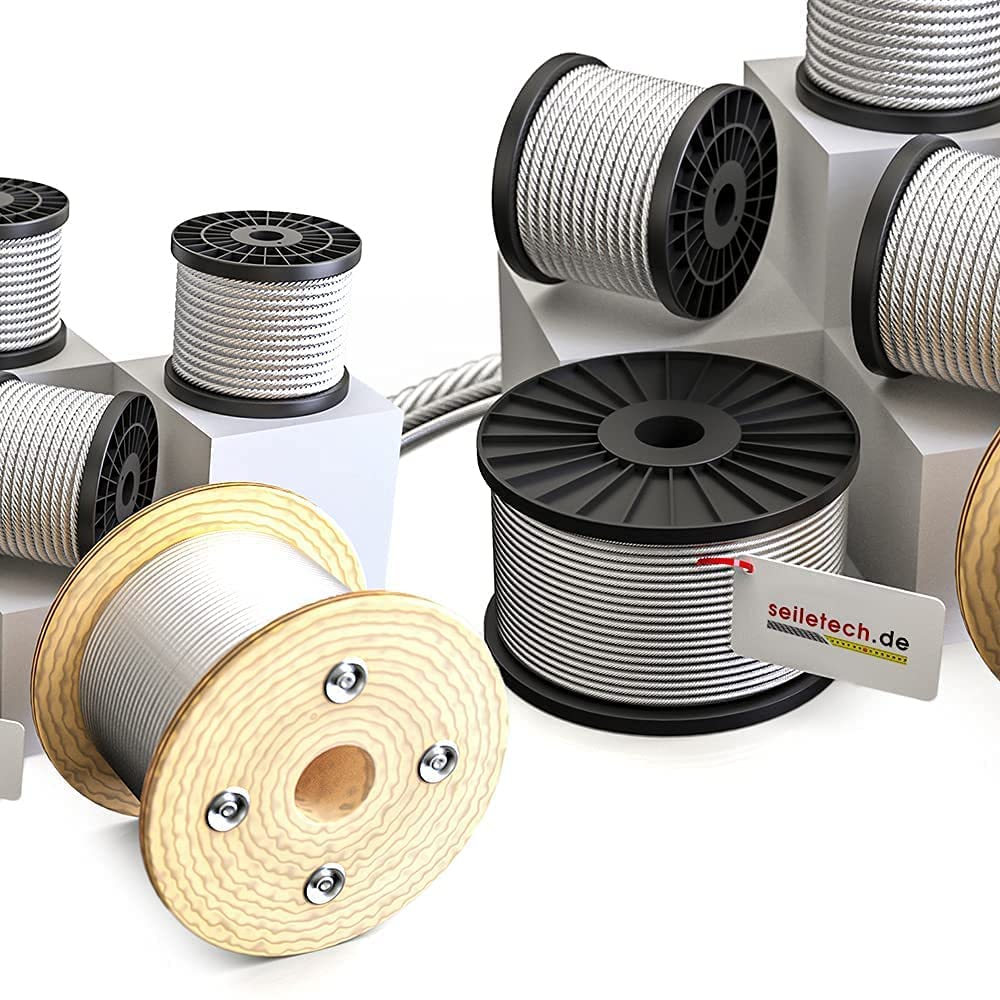 100 m stainless steel wire rope cable 3 mm cordage Strand: 7x7