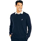Nautica Men's NavTech Crewneck Sweater, NavySeas, XXL