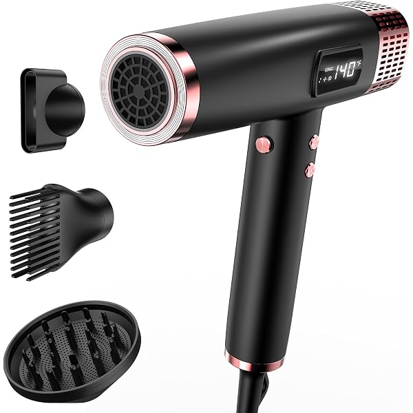 Reise-Haartrockner Mit Diffusor – Dual Voltage, Ionisch, Professionell Für Unterwegs (Weiß, HD01)