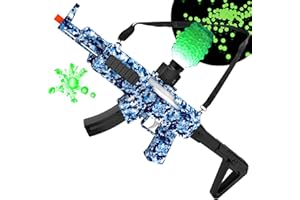 TANSAR Gel Ball Blaster Glow in The Dark Splat Automatic, Electric Outdoor Play Games for Adults, Outside Activities Toys for Backyard, Garden& Lawn, Birthday Ideas for Ages 14+ Years Old