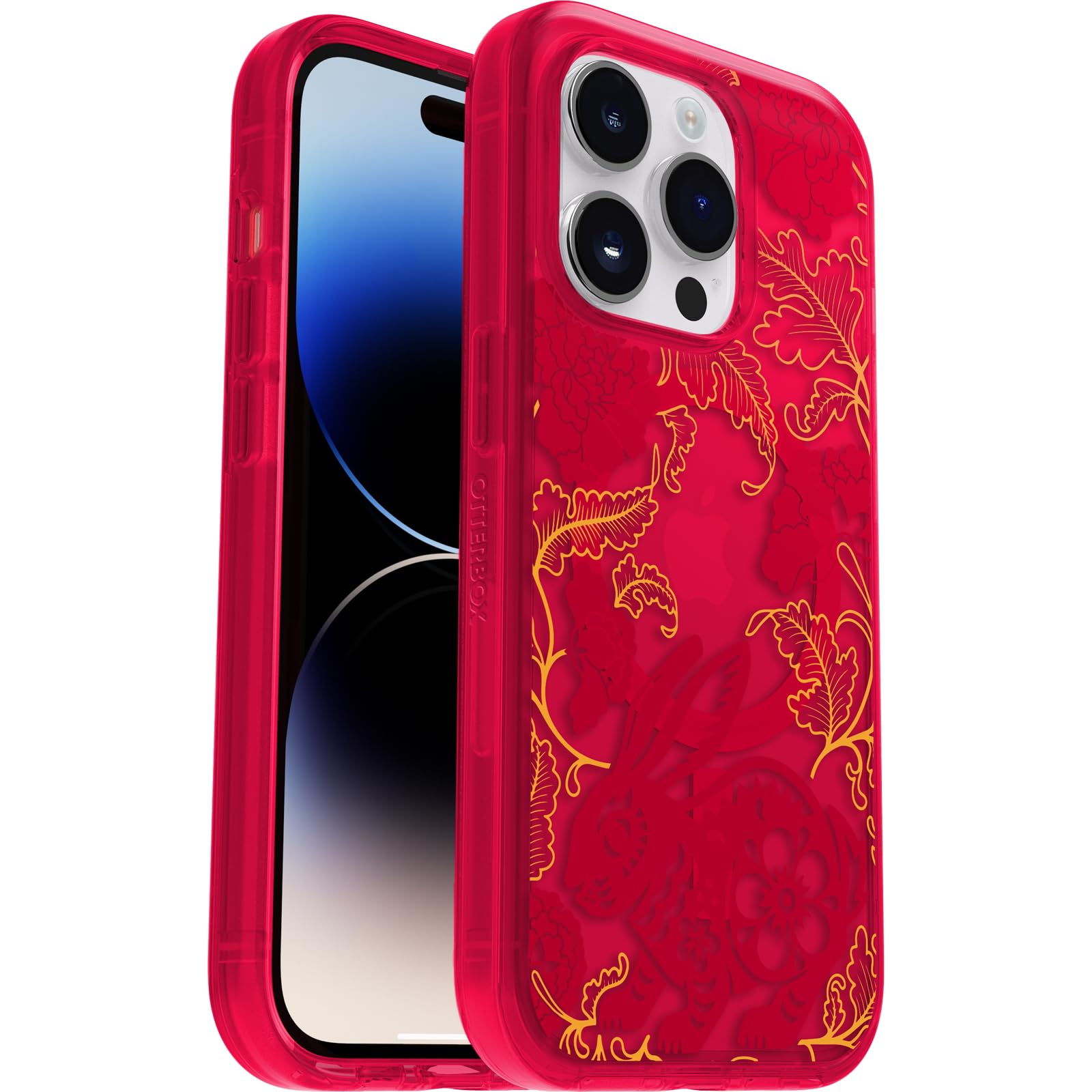 OtterBox - Clear iPhone 14 Pro Case (ONLY) - Made for Apple MagSafe, Scratch-Resistant Protective Phone Case, Sleek & Pocket-Friendly Profile (Year of The Rabbit)