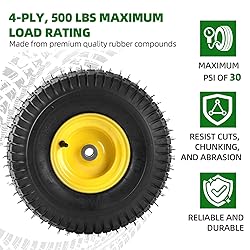 AR-PRO (2 Pack) 15 x 6.00-6" Front Tire and Wheel