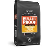 Bulletproof Breakfast Blend Light Roast Ground Coffee, 12 oz &ndash; Clean Coffee Tested for Toxins, Smooth Low-Bitter Taste, Notes of Chocolate, Orange &amp; Berry, Keto &amp; Fasting Friendly
