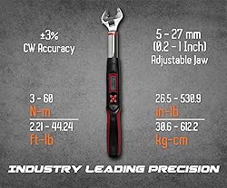 Tapha Tools Adjustable Digital Torque Wrench 2.21