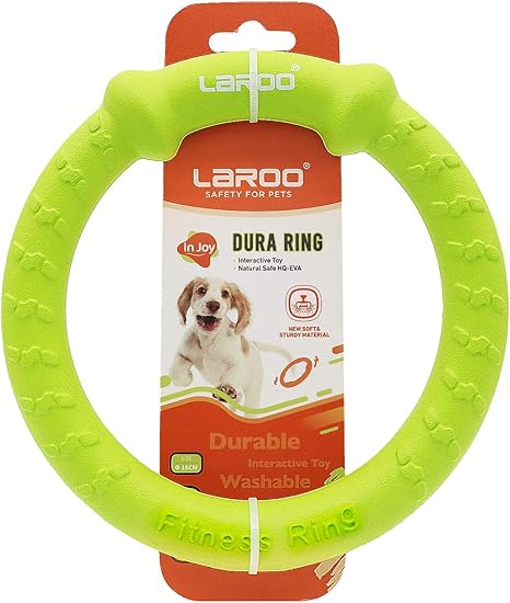 Amazon Larooテディ犬デンタル玩具 小型犬用噛おもちゃ耐久性 ラウンドフリスビー18 Cmストレス解消 中小犬 のペットの知能訓練用 浮遊訓練おもちゃ グリーン Laroo 投げるおもちゃ 通販