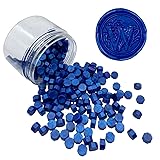 200pcs Navy Blue Sealing Wax Beads Octagon Wax Seal
