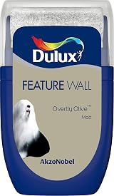 Dulux Feature Wall Tester Paint Overtly Olive 30 ml