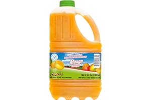 Canoa Mango Fruit Pulp Puree Frozen - 64 oz (Pack of 6), Premium Tropical Fruit, Imported from Colombia