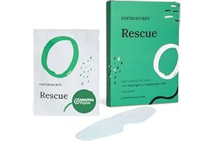 CorneaCare | Rescue Hydrogel Self Cooling Compresses | Eye Cooling Pads | Cooling Eye Patches | ​​Cooling Eye Masks | Cold Eye Masks for Puffy Eyes | 6 Count | FSA & HSA Eligible