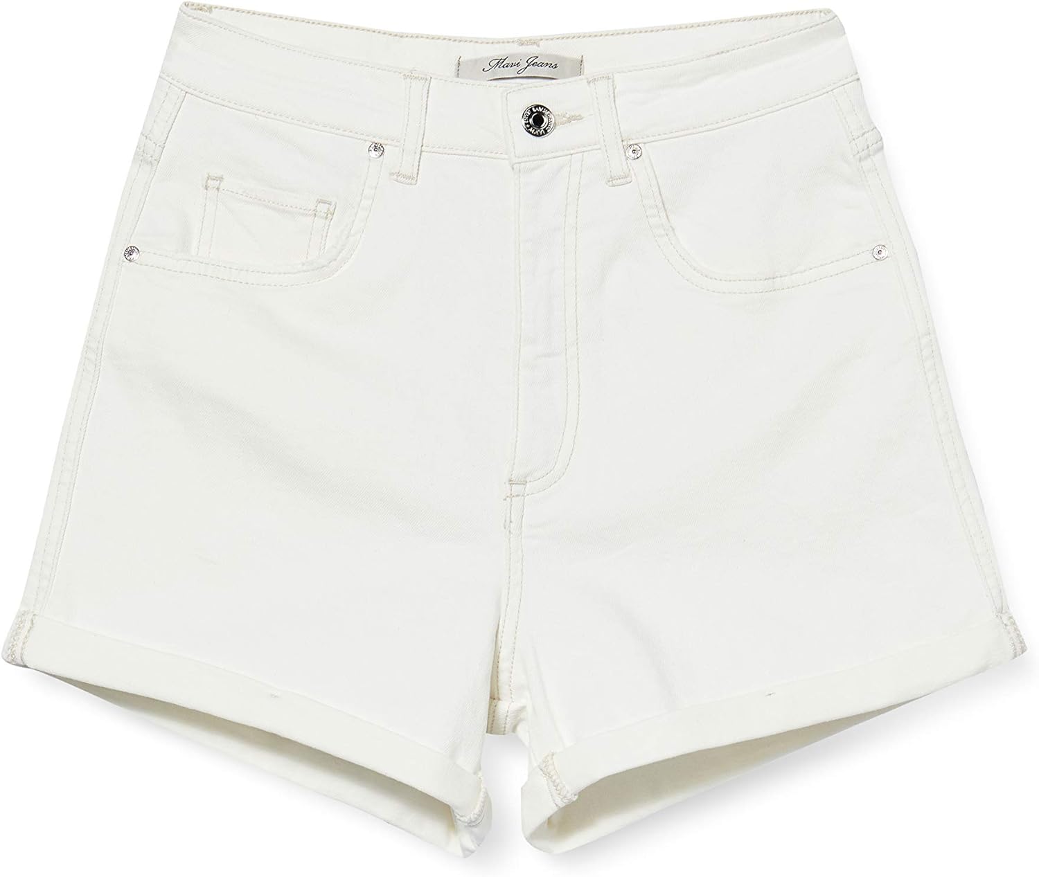 white boyfriend shorts