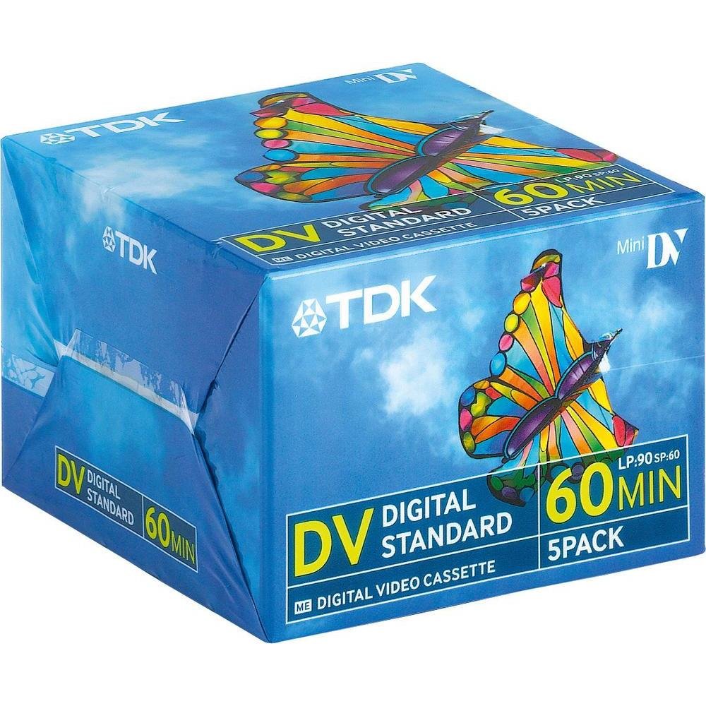 5 Pack MiniDV Video Cassettes