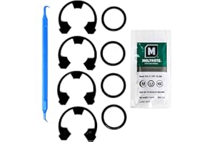 KINETIC WARES Water Softener Seal Kit 7337571, 7170288, STD302213, WS03X10025 4 ea, 7337563 1205500 7116713 WS60X10004 4 ea. Dow Molykote O-Ring Lubricant & Scratch Free O-Ring Pick