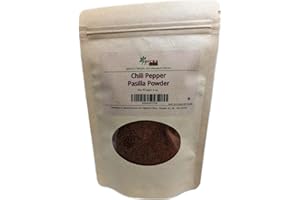 SPICES FOR LESS Chili Pepper, Pasilla Powder - 4 oz Pouch