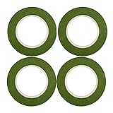 DECORA 1/2" Wide 4 Rolls Green Floral Stem Wrap