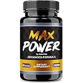 NutraVibe Max Power Capsules – MaxPower Powerful Formula with Natural Ingredients for Stamina, Energy & Daily Performance | Easy-to-Swallow Pills, Official Reviews, 30 Day Supply (60 Capsules)