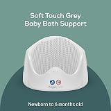 Angelcare Soft Touch Baby Bath Support Grey Water Level Indicator Non-Slip view 2