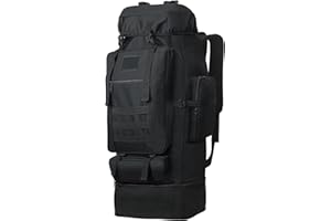 Lizbin 100L Camping Hiking Backpack, Military Tactical Backpack Molle Rucksack, Extra Large Hiking Backpack, Water Resistant 