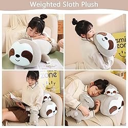 SQEQE Weighted Sloth Plush, Weighted Sloth Stuffed