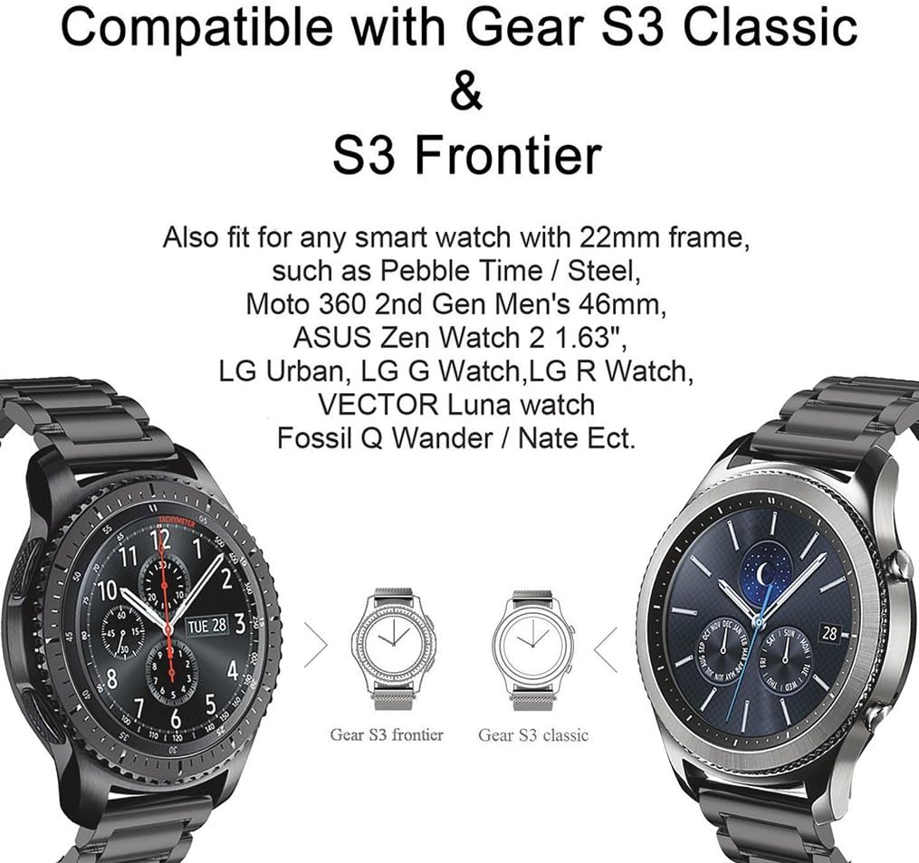 OTOPO for Galaxy Watch 3 45mm Strap/46mm Strap & Gear S3 Straps - Image 5