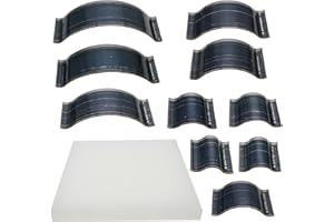 Yayatty 11 PCS Leather Punch Tools, 10 PCS Leather Corner Edge Punch Tool with Perforated Matting, Leather Craft DIY Tool Set, Leather Hole Punch Set for DIY Leather Crafts