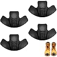 Bencailor Boot Toe Protectors 4 Pcs Boot Guards Work Protector Work Toe Cover for Boots Camping Climbing Guards(Black)