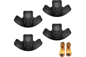 Bencailor Boot Toe Protectors Work Boot Guards Shoe Toe Cap Work Shoe Cover for Spring Hiking Climbing Guards(Black,4 Pcs)