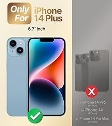 XYZ for iPhone 14 Plus Case with Stand, Phone Case