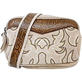Myra Bag Western Leather Shoulder Bag for Women - Cowgirl Boho Country Crossbody Purse